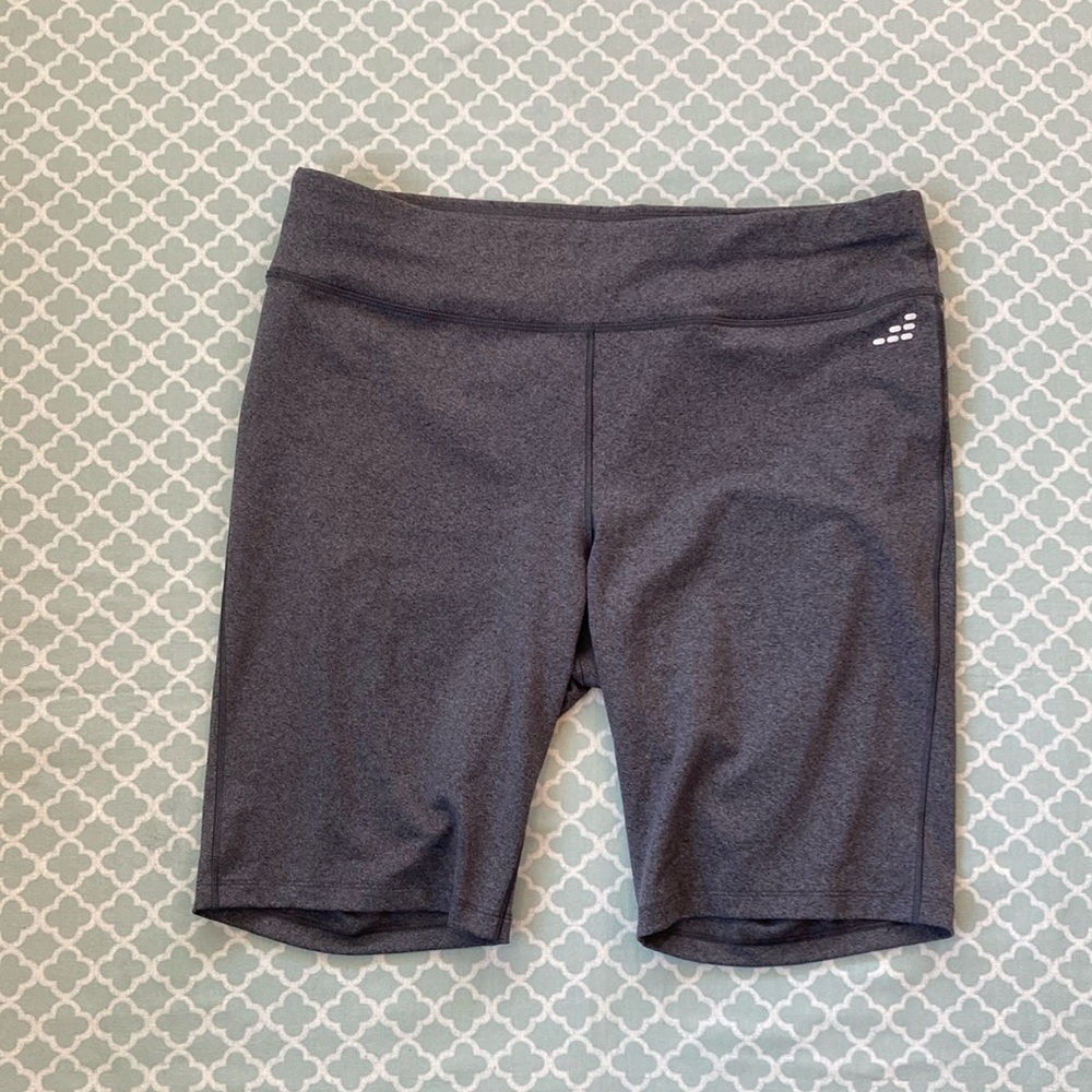 BCG Gray Heather Bike Shorts 1X